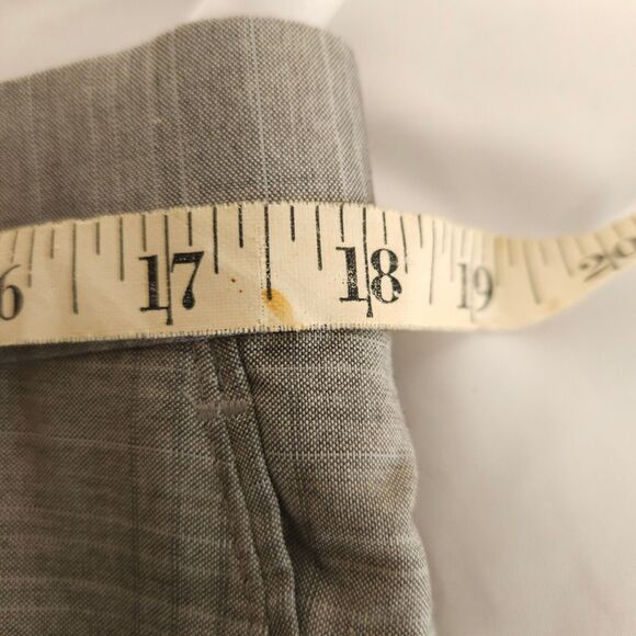 NWT Banana Republic Mens 35x32 Gray Tailored Fit Straight Leg Dress Pants - Picture 6 of 8